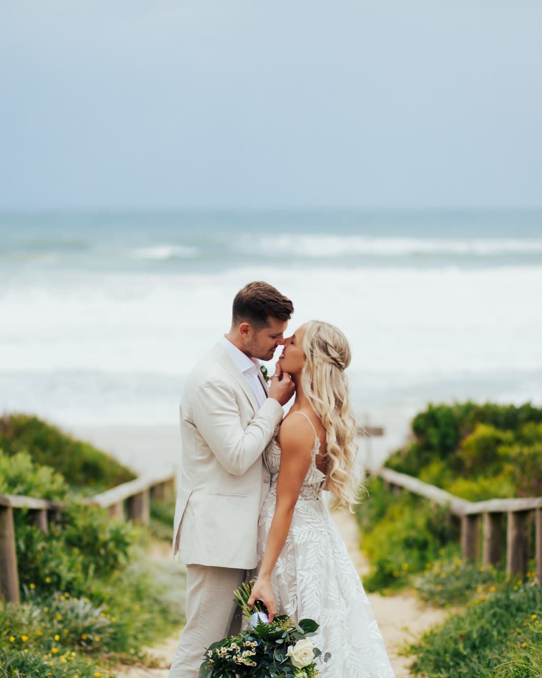 A Body & Soul wedding couple.